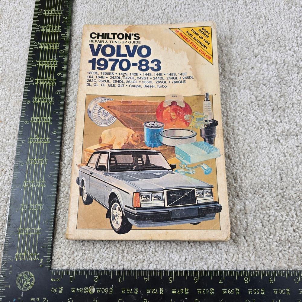 Chilton Volvo Repair Guide 1970-83 240‎ 260 760 140 Series Manual 7040